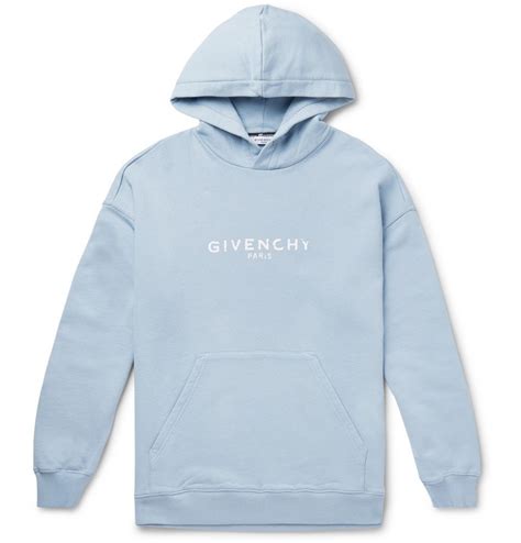 light blue givenchy hoodie